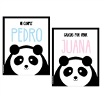 Carpita cartel Panda 2u Pers